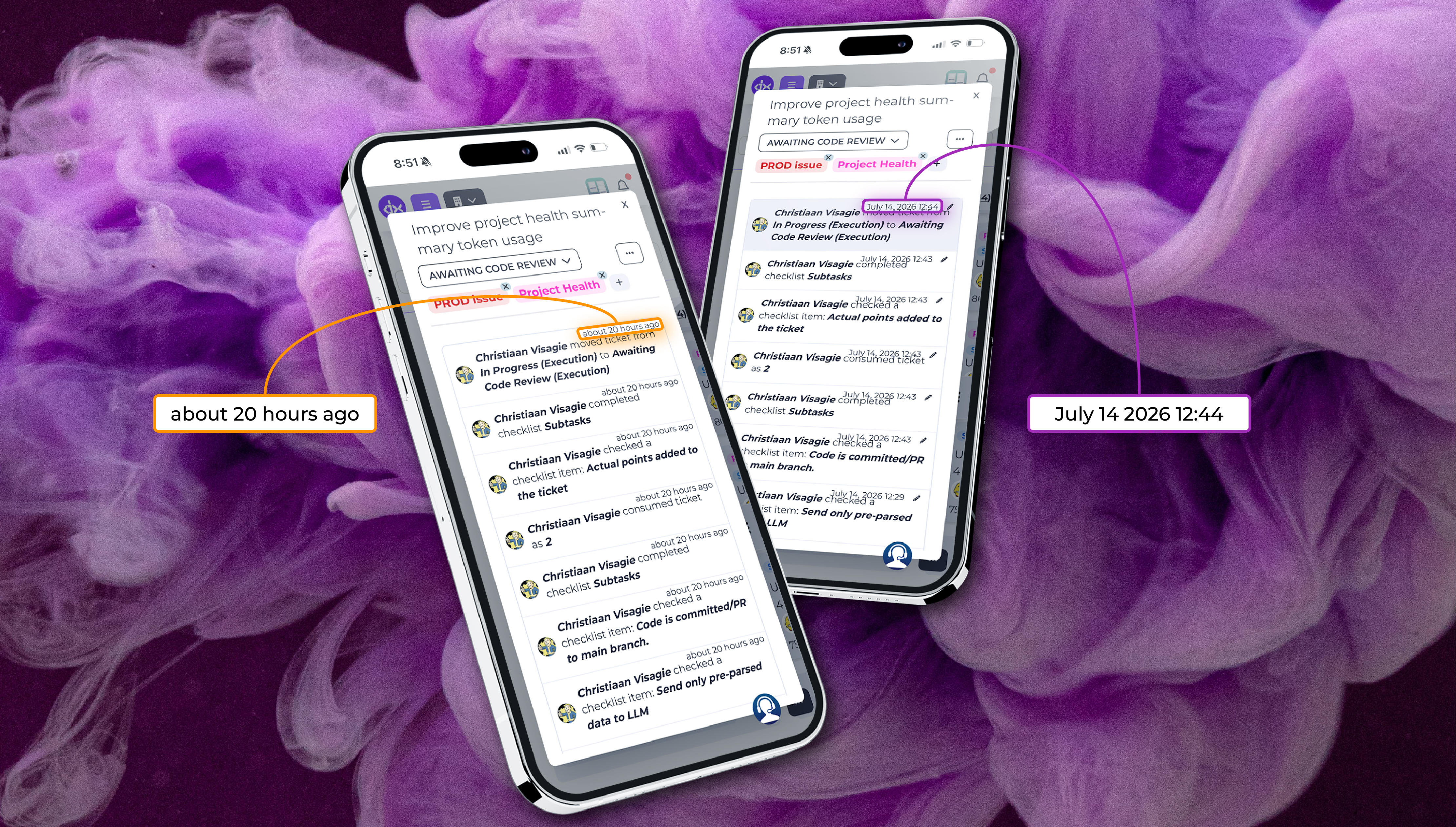 Did You Know? Uncovering the Exact Timestamp of Ticket Activities